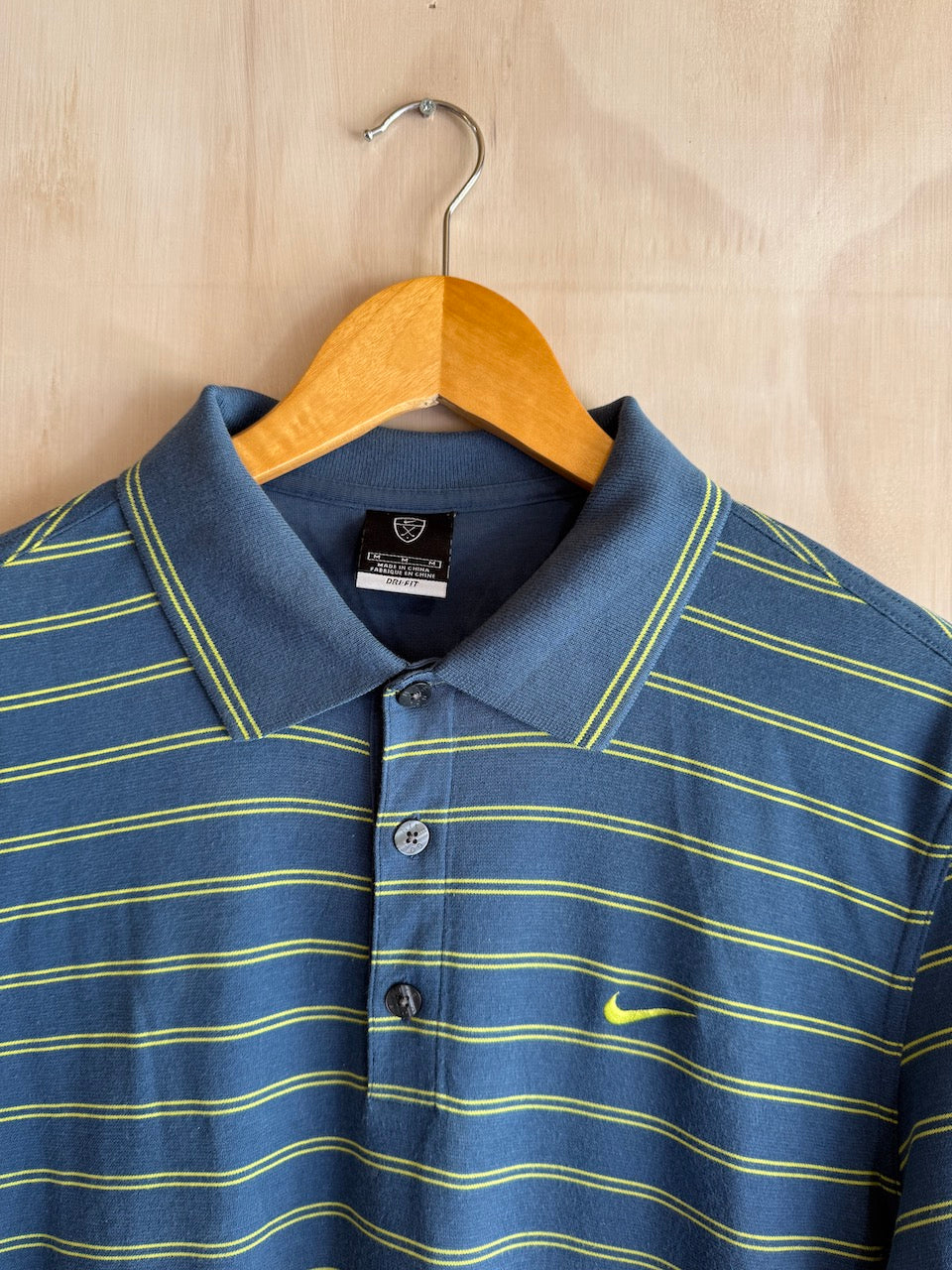 Y2K Striped Nike Golf Polo (S/M)