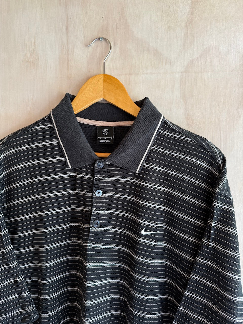 Vintage Striped Nike Golf Polo (XL)