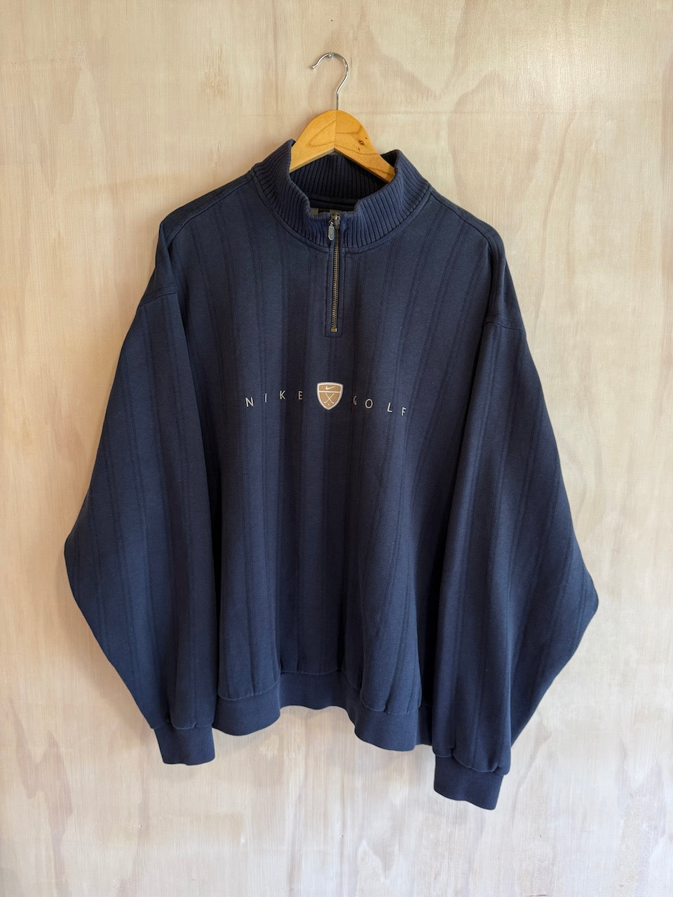 Vintage Nike Golf 1/4 Zip Golf Jumper (XL)