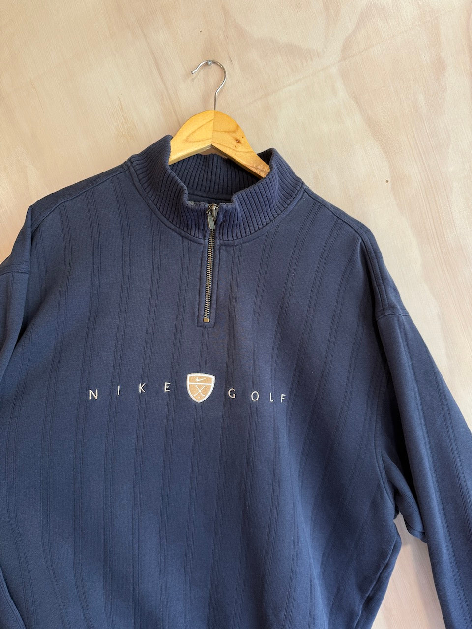 Vintage Nike Golf 1/4 Zip Golf Jumper (XL)