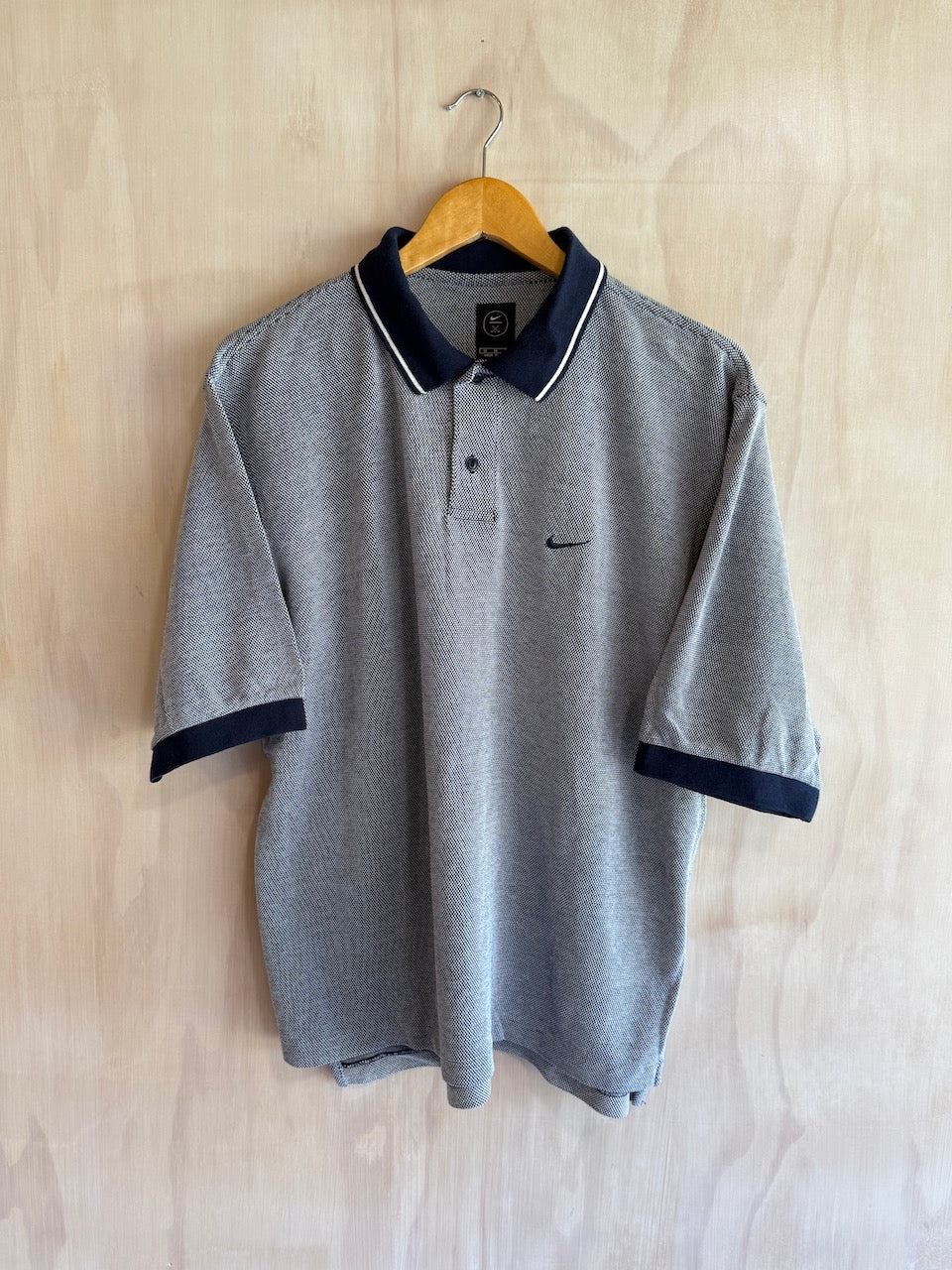 Vintage Textured Nike Golf Polo (Boxy M)