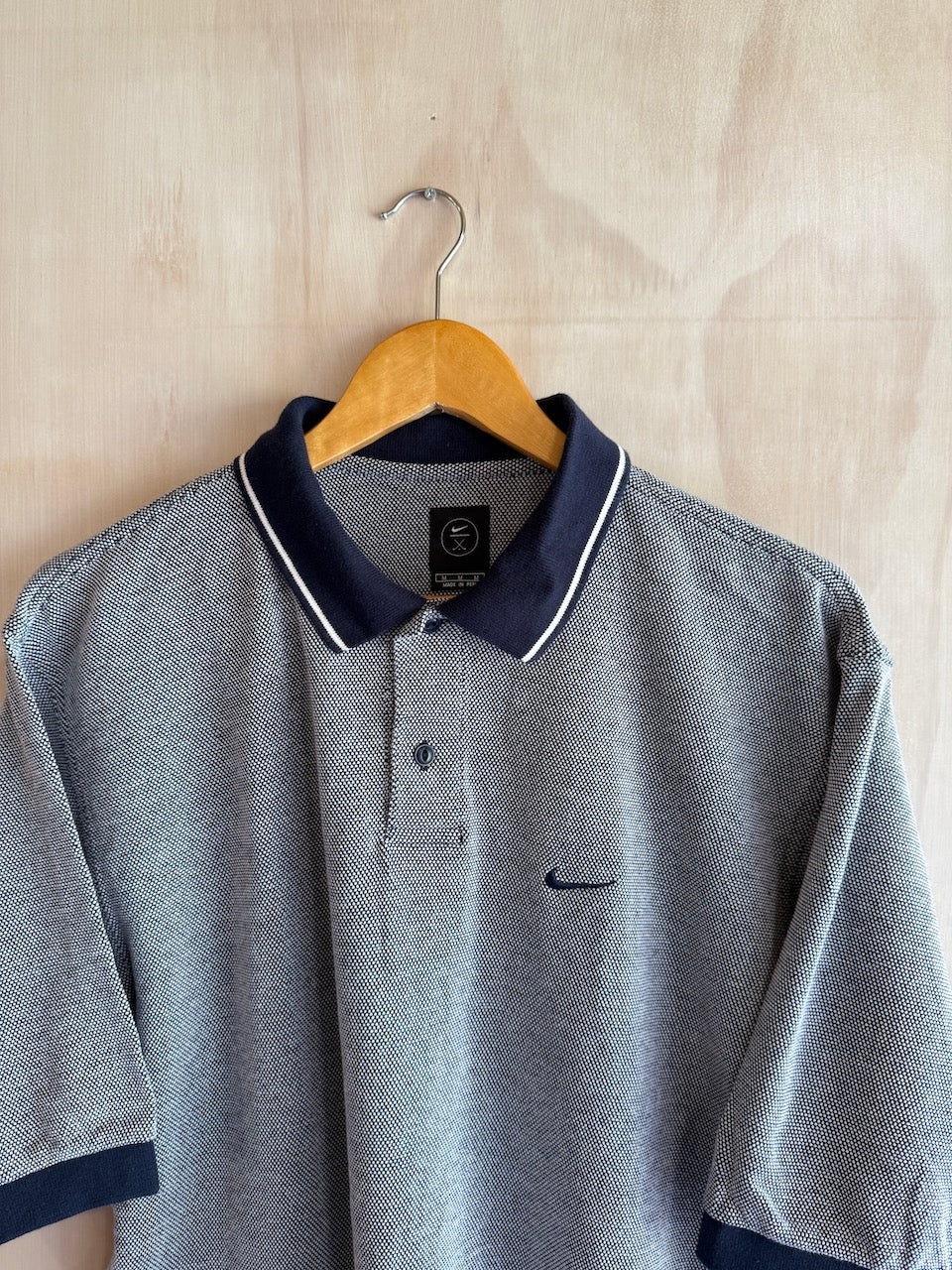 Vintage Textured Nike Golf Polo (Boxy M)