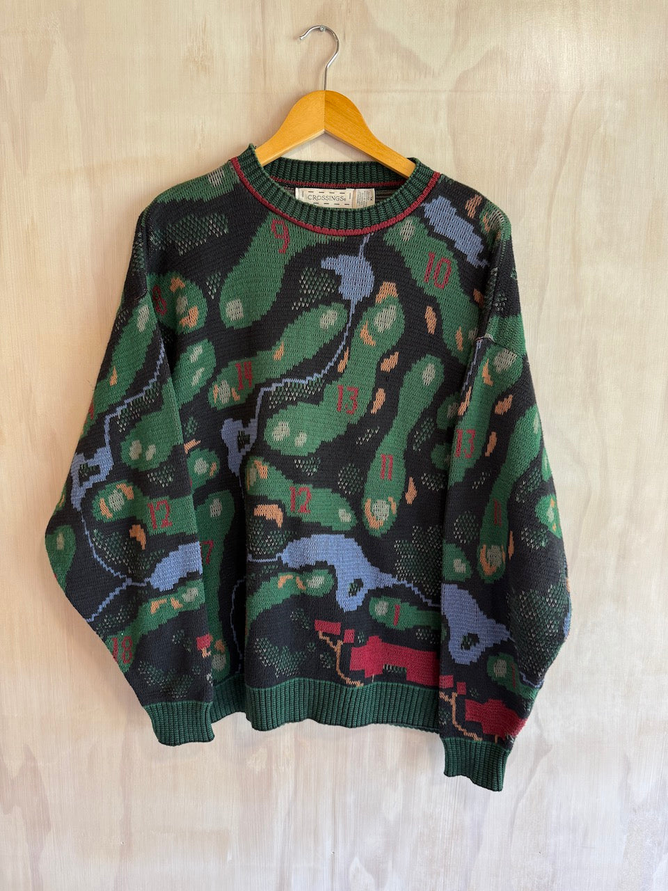 Vintage Crossing Golf Course Sweater (Fits, L)