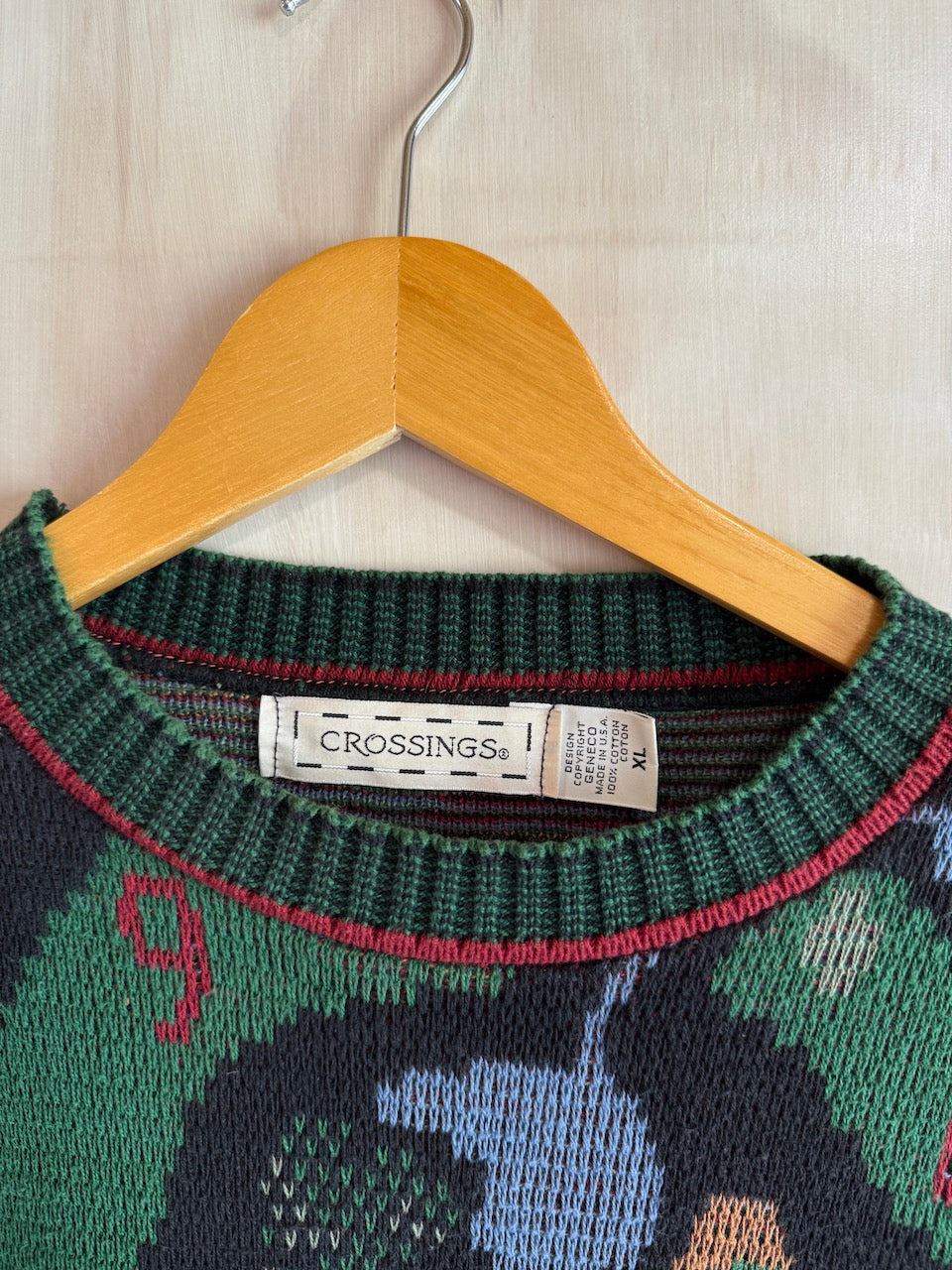 Vintage Crossing Golf Course Sweater (Fits, L)