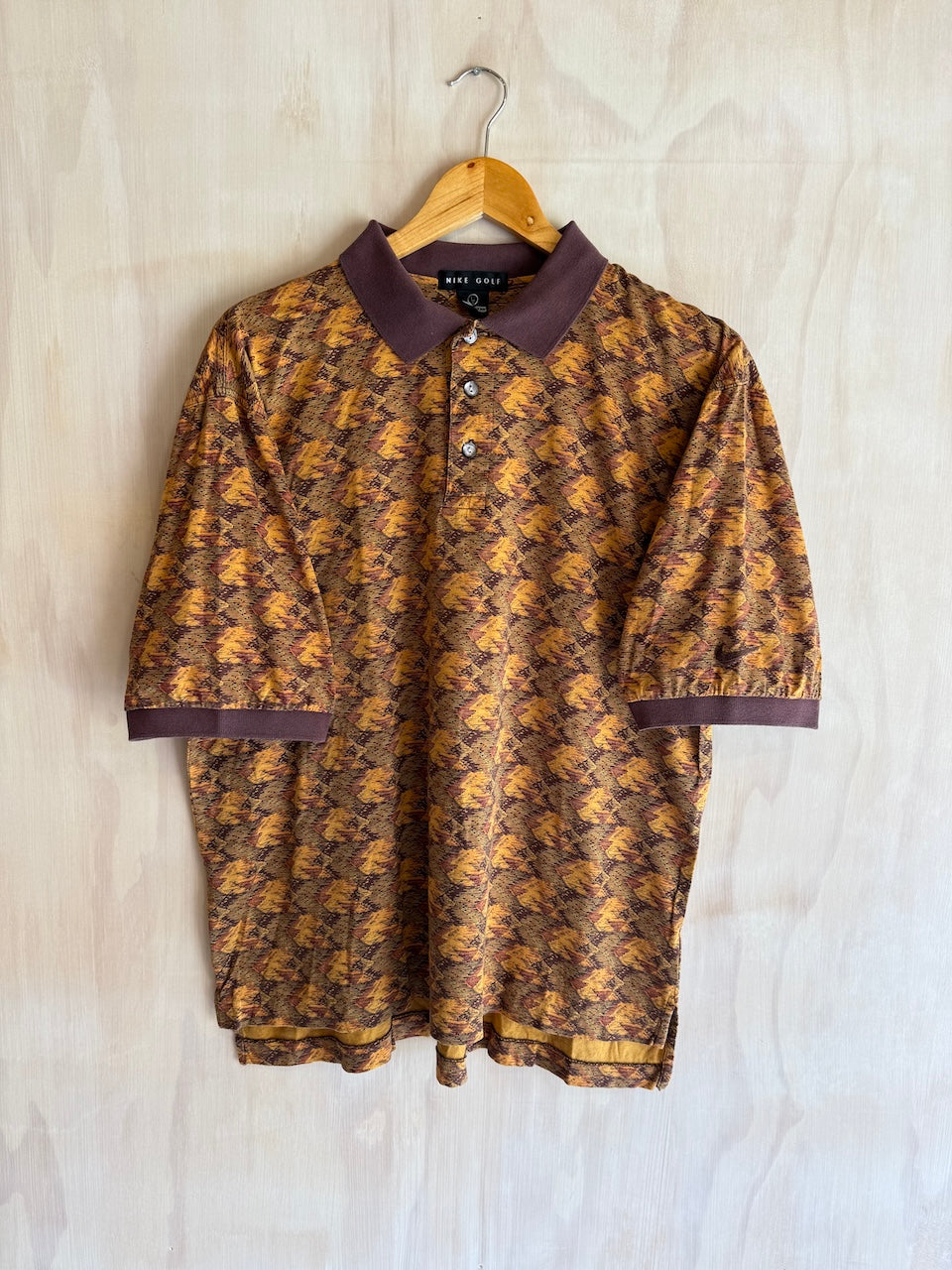 Vintage Nike Abstract Golf Polo (Short, L)