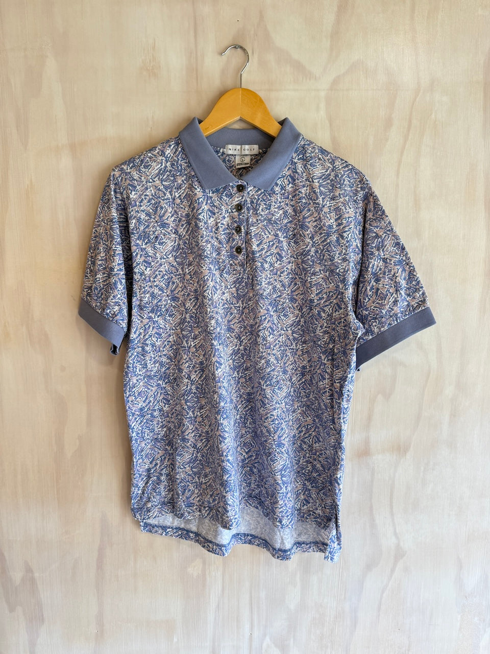 Vintage Abstract Womens Nike Golf Polo (L)