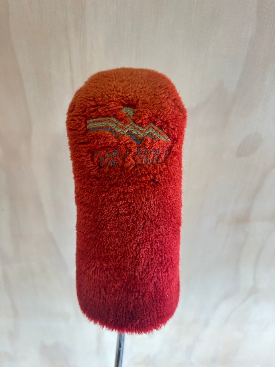 Vintage Pebble Beach PING Plush Barrel Headcover #1 (Fits 3 wood & smaller)