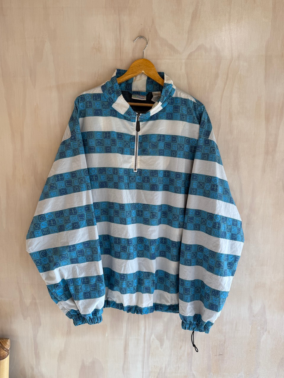Vintage Abstract Greg Norman Golf Jacket (XL)