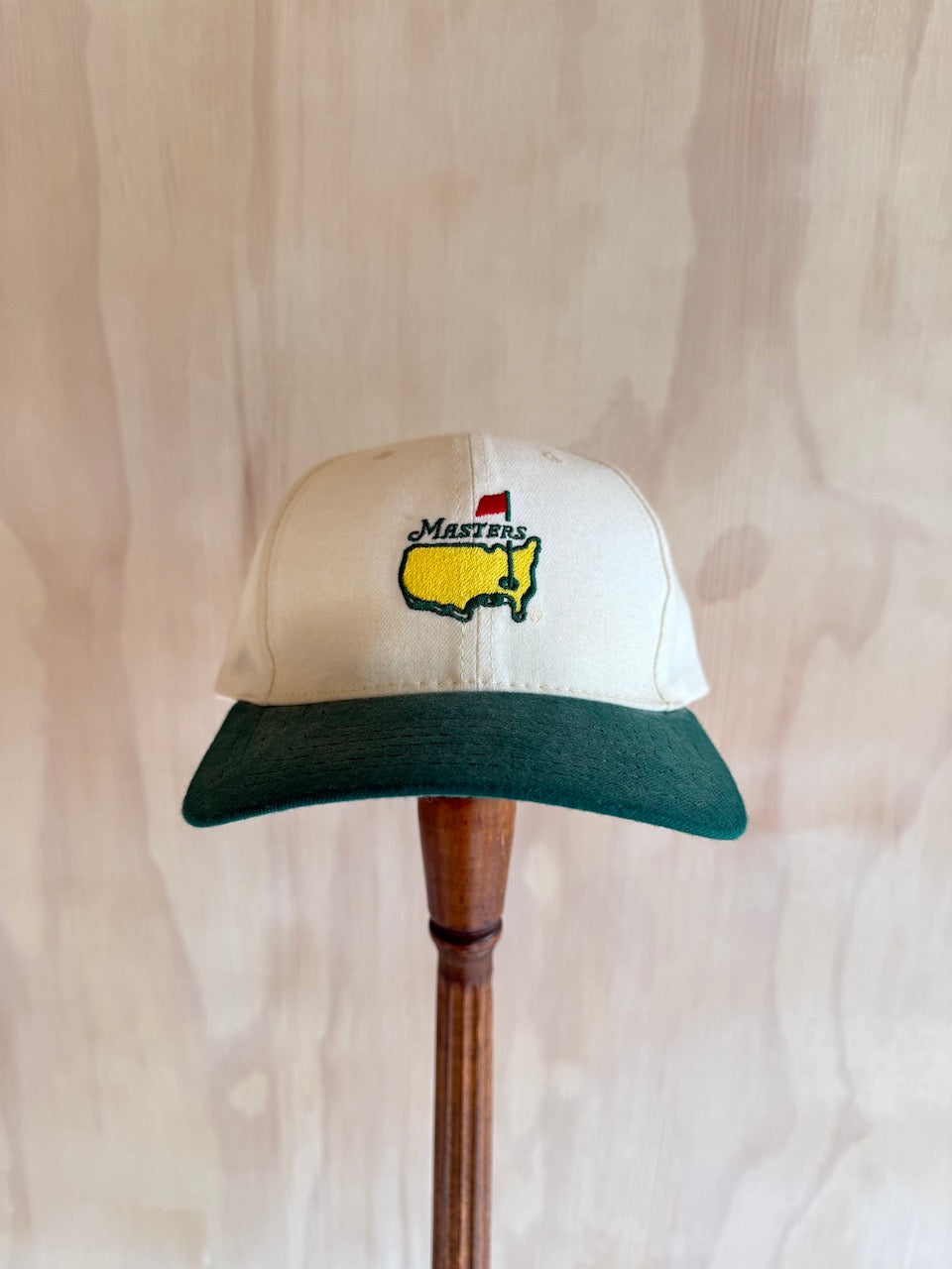 Vintage 2-Tone Leather strap Masters Golf Hat
