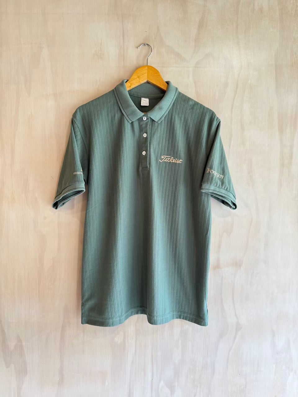 Vintage Ribbed Titleist * FJ * Cobra Golf Polo (M)