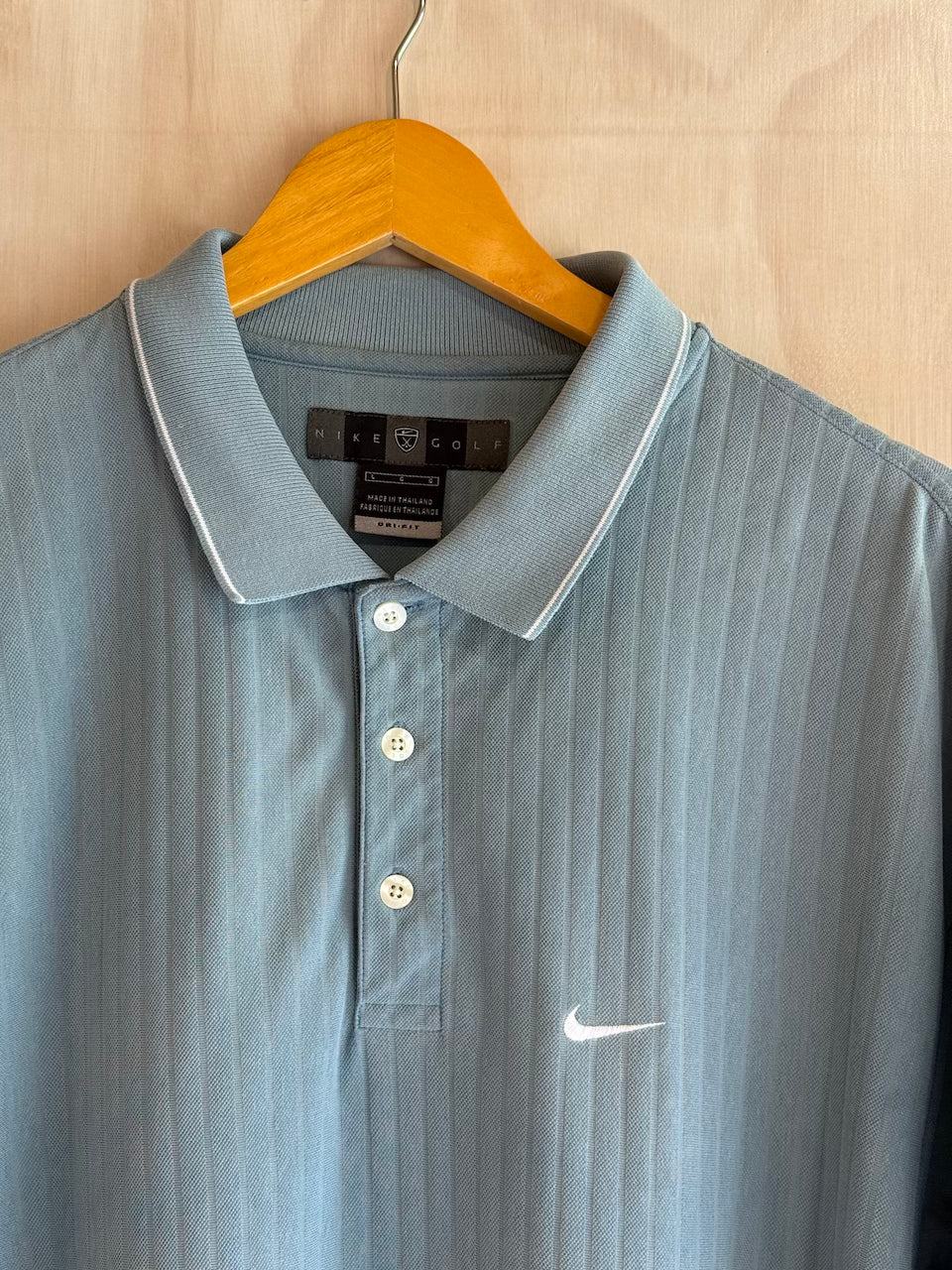 Vintage Ribbed Nike Golf Polo (L)