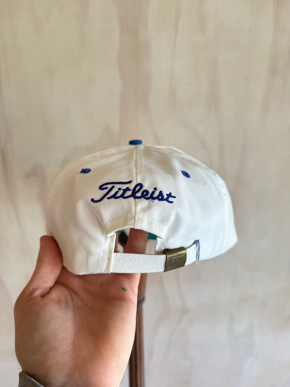 Vintage Titleist 2-Tone Wide brim golf hat by Texace