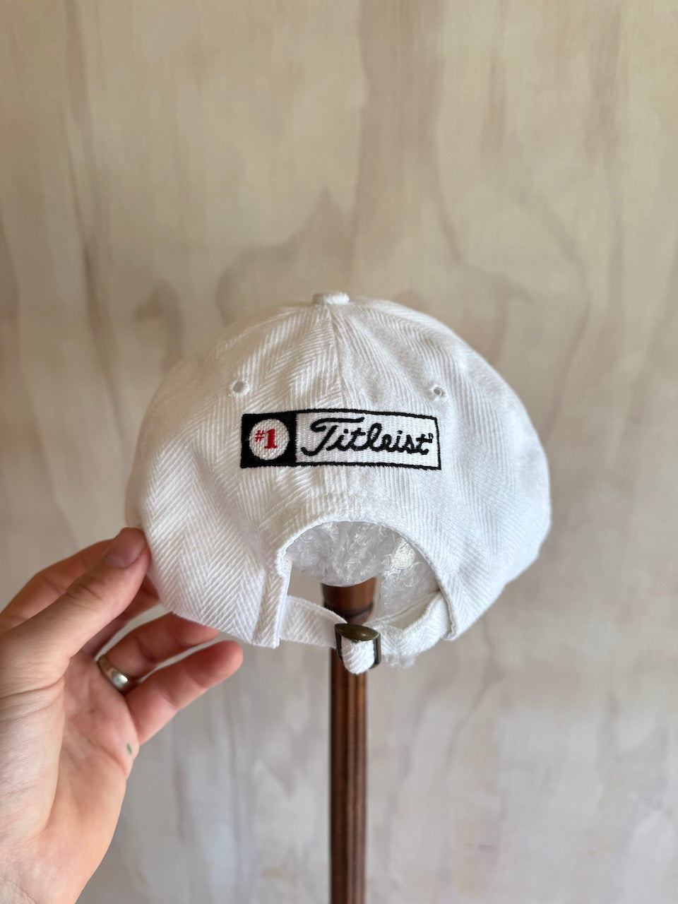 Vintage Titleist Textured #1 Ball in golf Hat by New Era