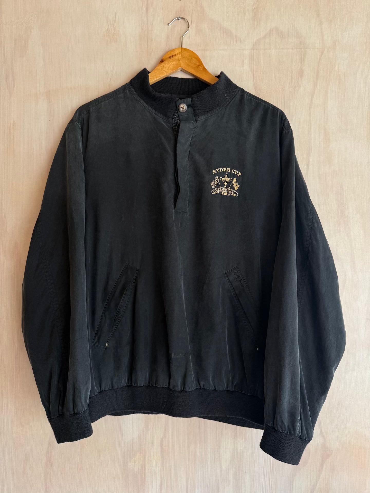 Vintage Ryder Cup Oakland Hills Silk Golf pullover by Bobby jones (M)