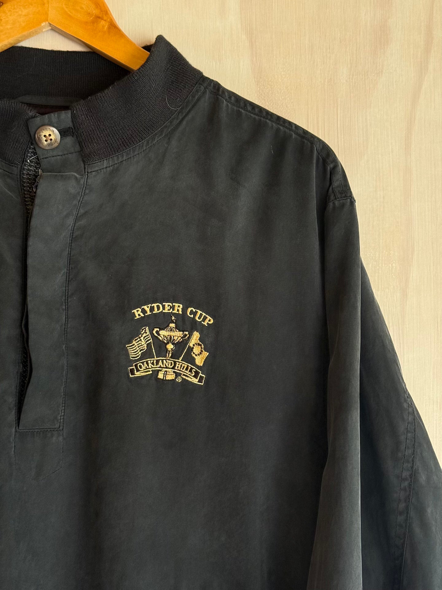 Vintage Ryder Cup Oakland Hills Silk Golf pullover by Bobby jones (M)