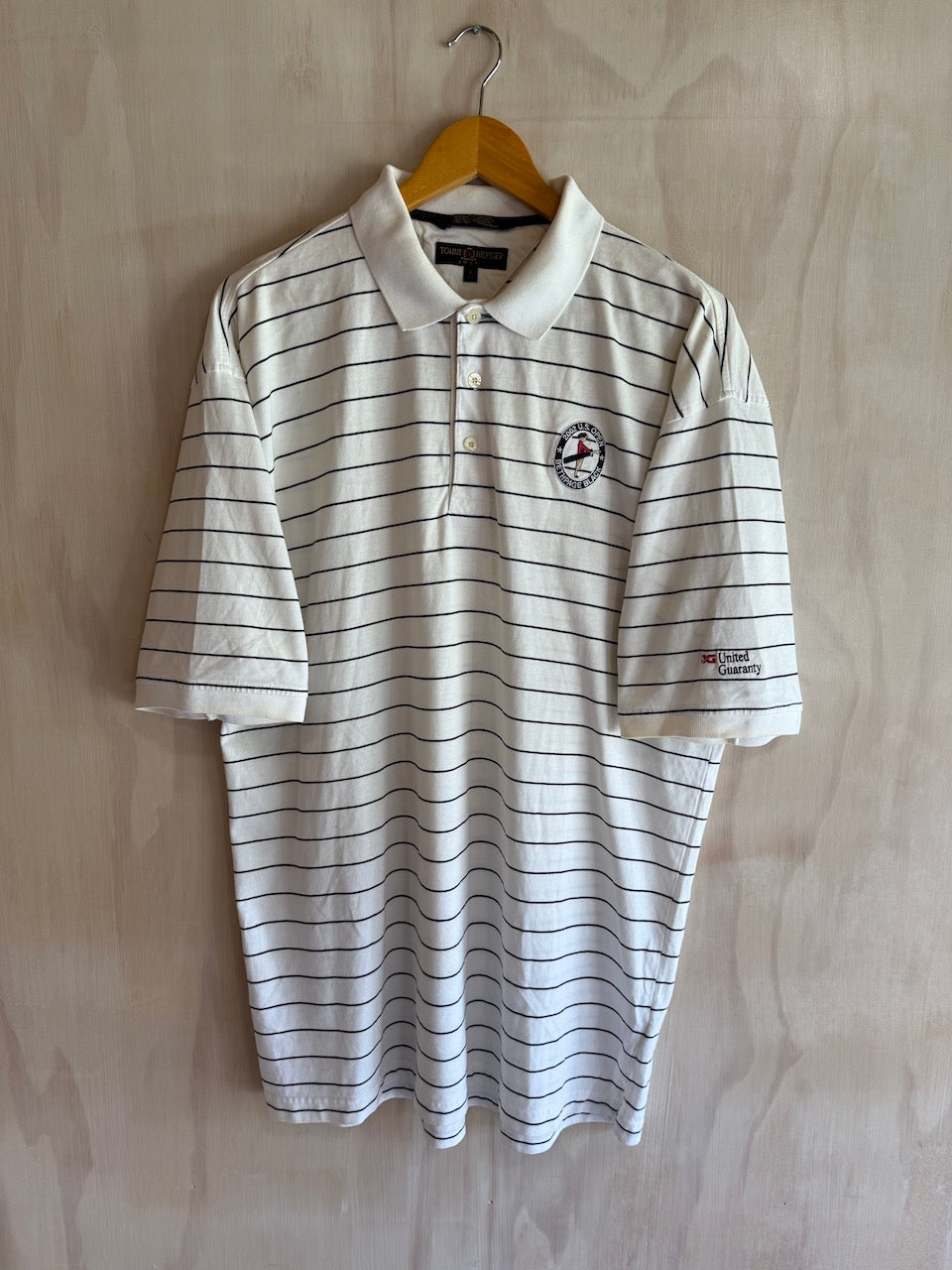 Vintage 2002 U.S. Open Bethpage Black Golf Polo by Tommy Hilfiger (L)
