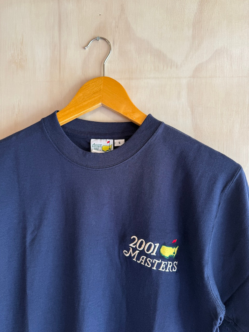 2001 Dead stock Masters Golf T-shirt (Tiger Win) (S)