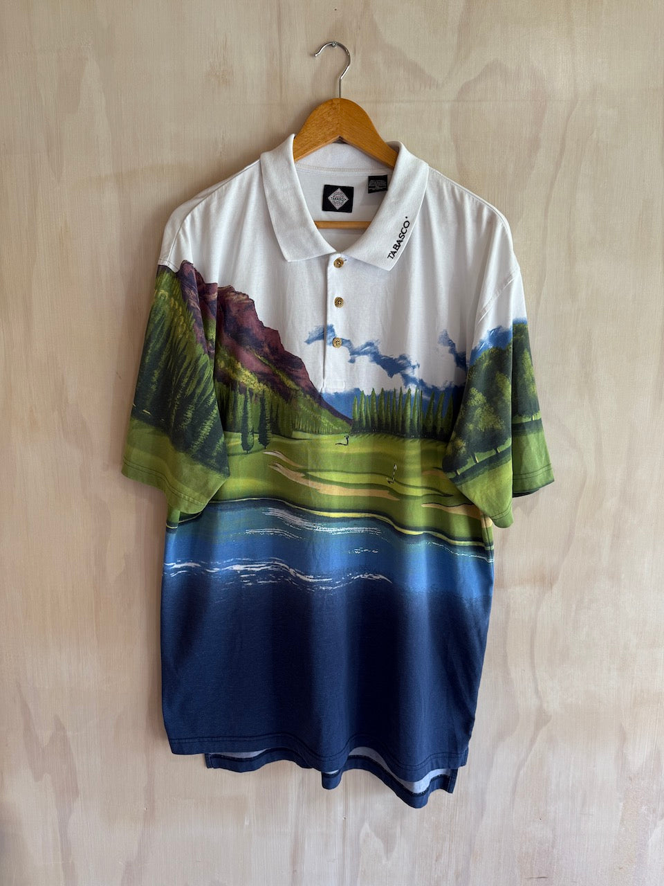 Vintage Tabasco Golf Graphic Polo (XL)