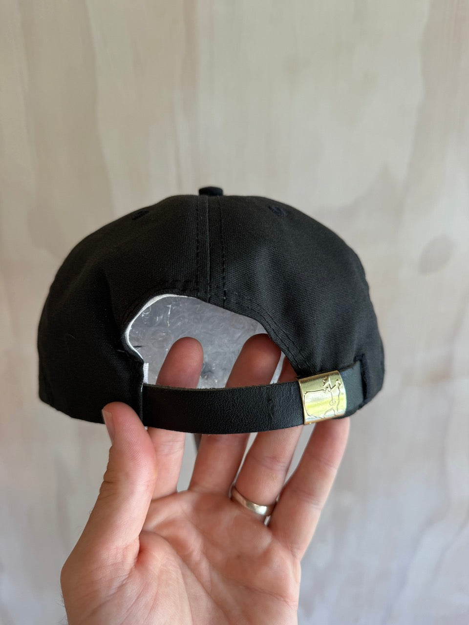 Vintage Masters Leather Strap Golf Hat
