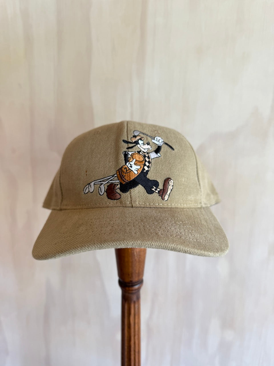 Vintage Disney Goofy Golf Hat leather Strap