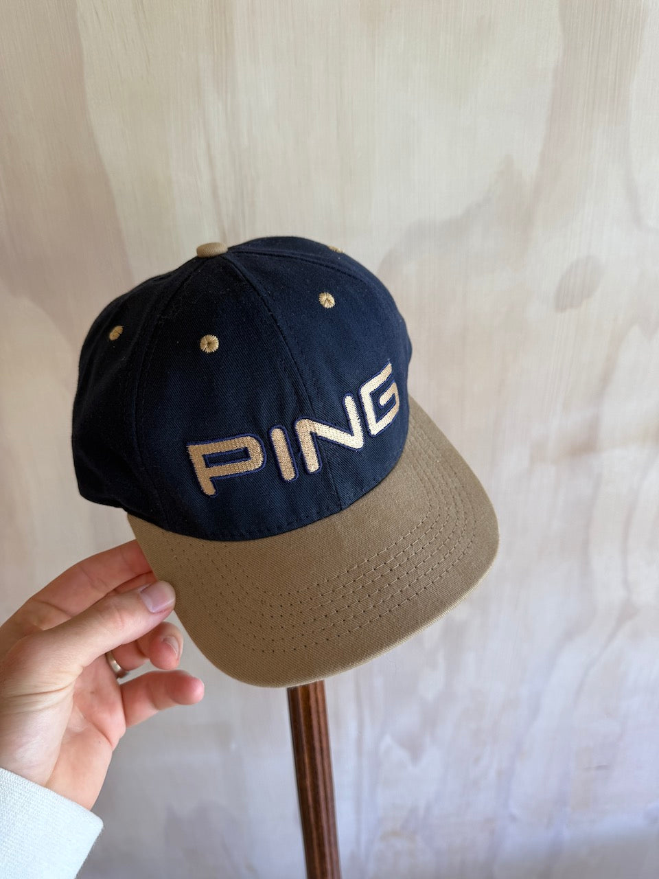 Vintage 2-Tone PING Golf Hat