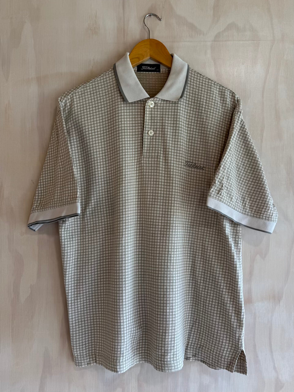 Vintage Checkered Titleist Golf Polo (L)