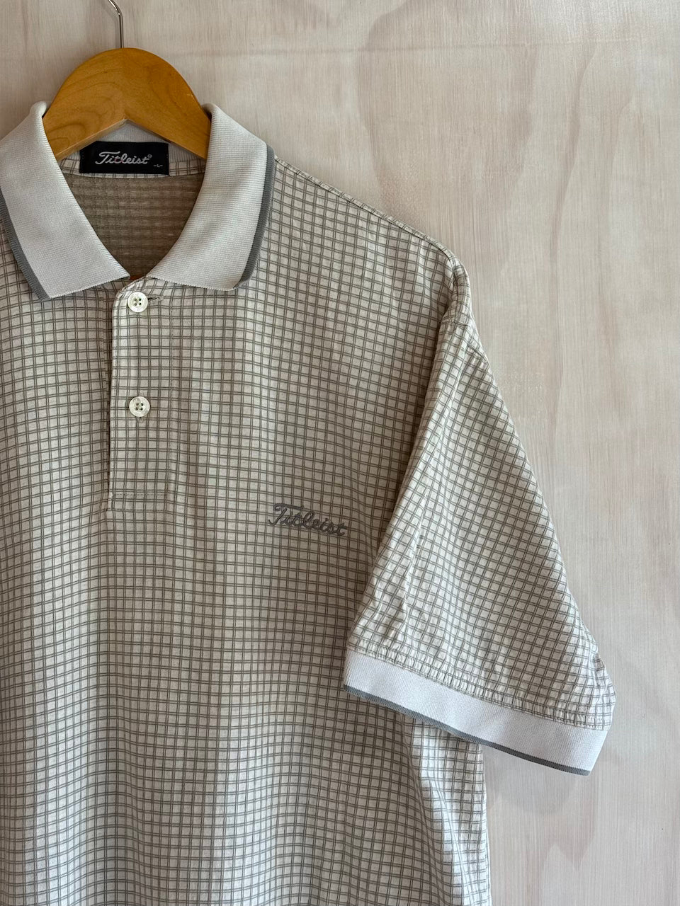Vintage Checkered Titleist Golf Polo (L)