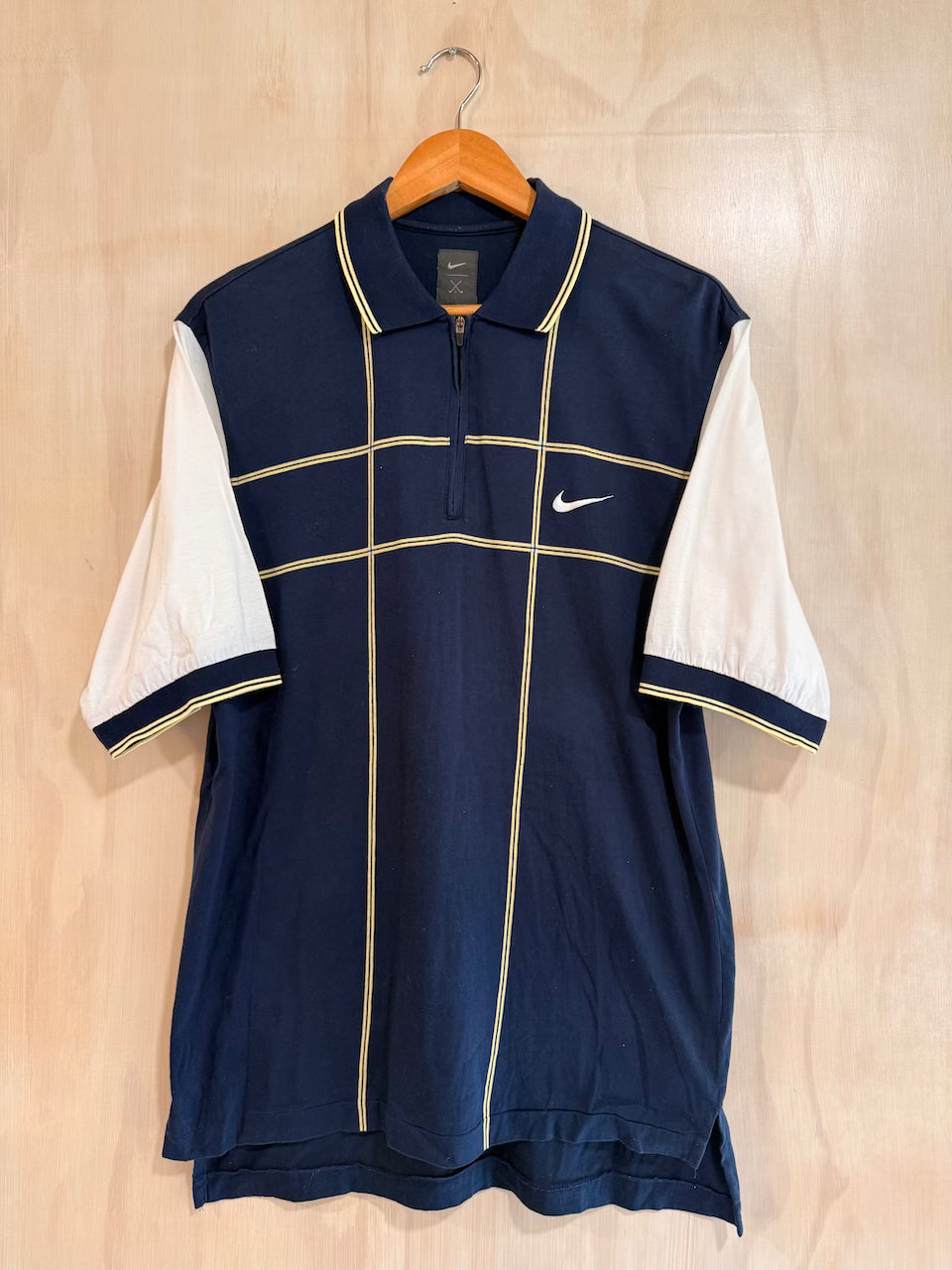 Vintage Nike Tiger Woods 1/4 Zip Golf Polo (Tall, Small)