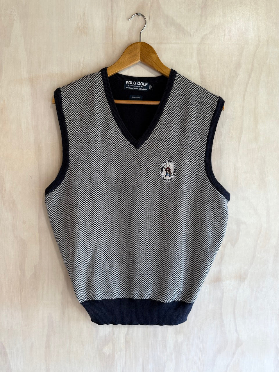 Vintage 1999 Pinehurst #2 U.S. Open Golf Vest by Ralph Lauren (M)
