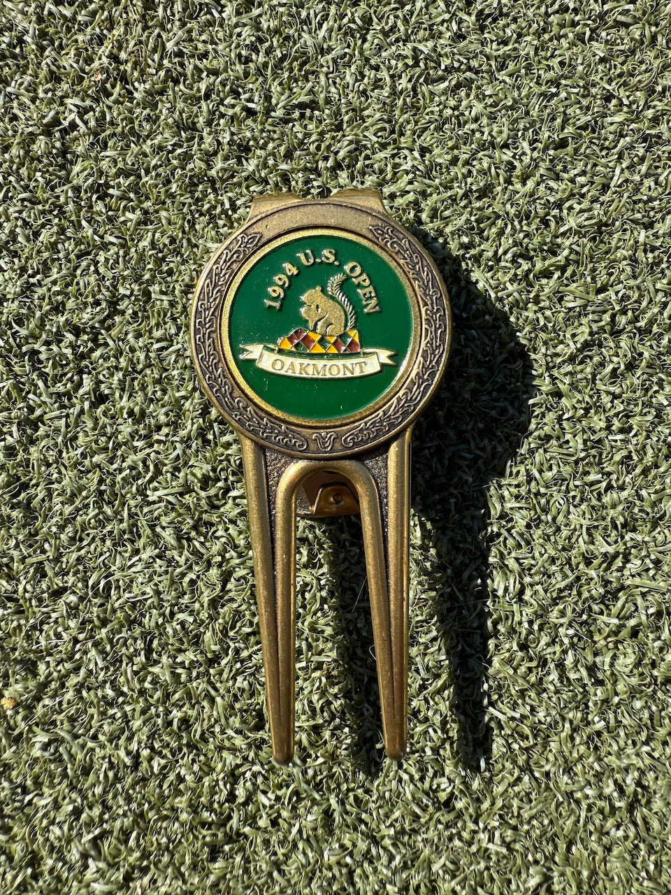 Vintage 1994 U.S. Oakmont Ball Marker and Divot Tool