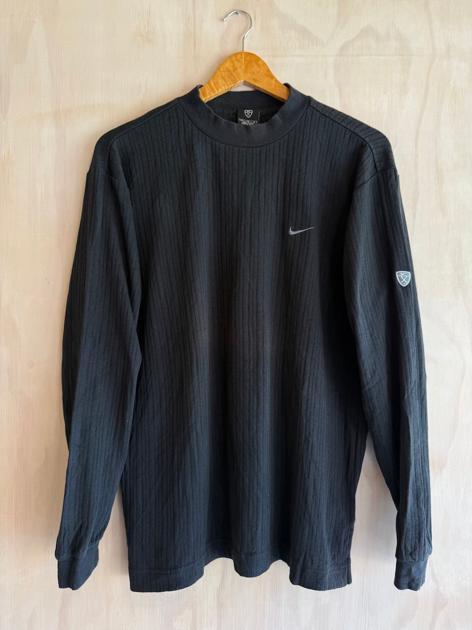Vintage Nike Golf Longe Sleeve Mock Neck (M)