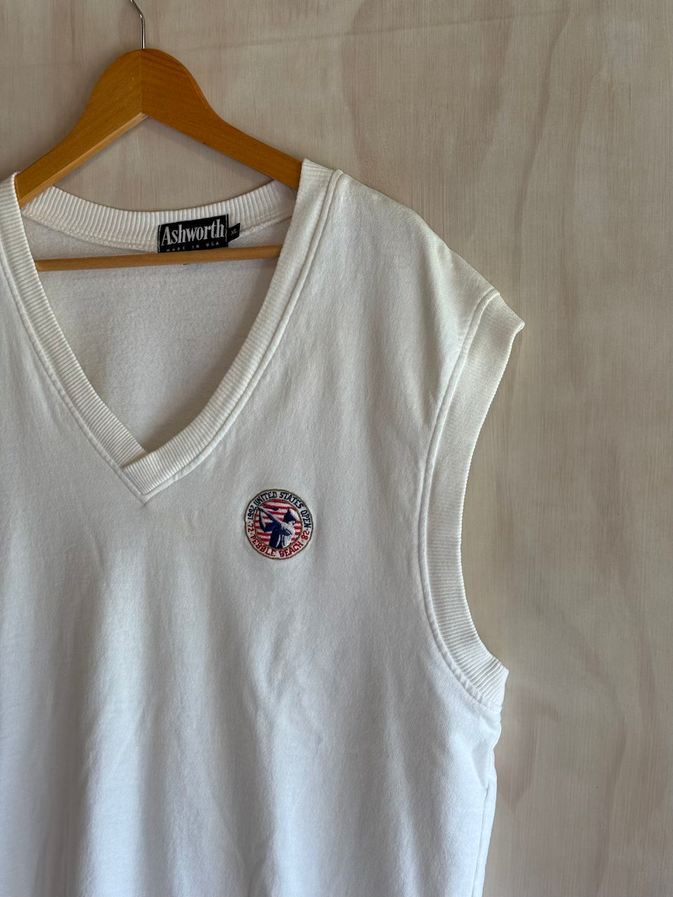 Vintage 1992 U.S. Open Pebble Beach Golf Vest by Ashworth (L)