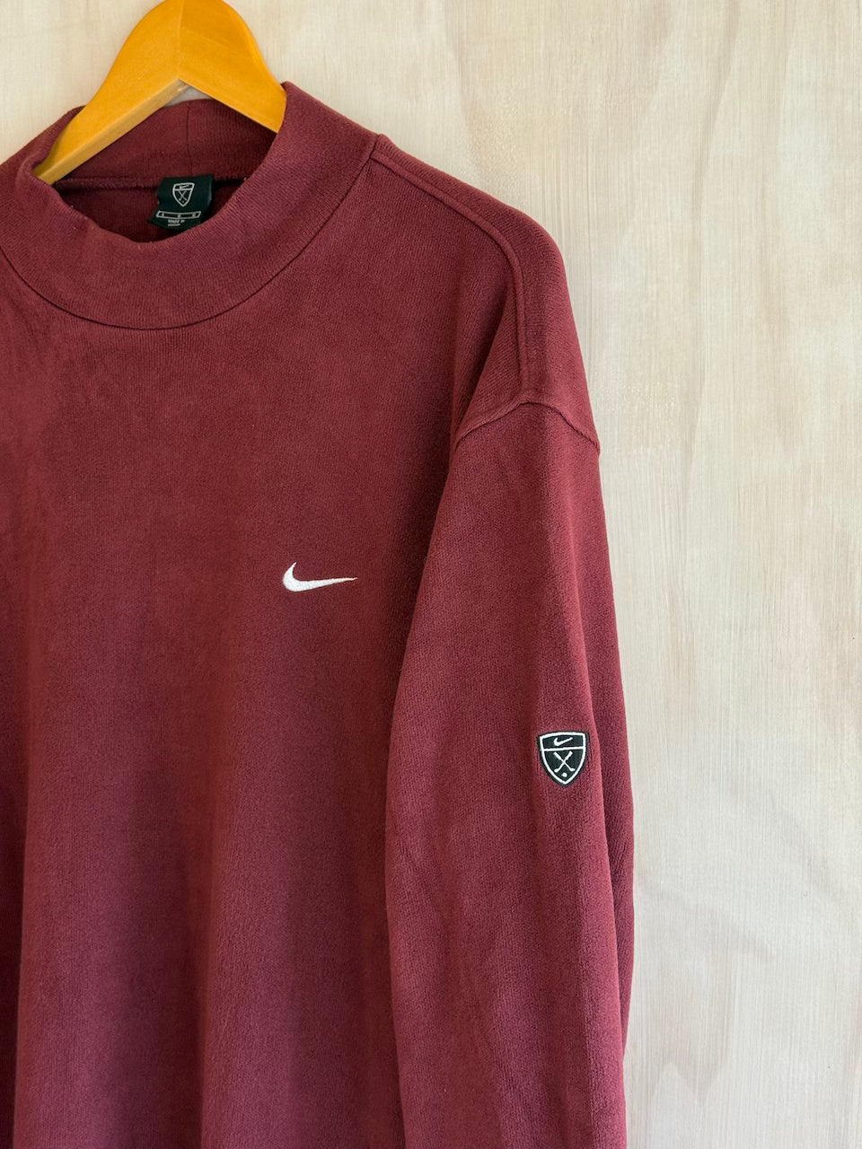 Vintage Nike Golf Longe Sleeve Mock Neck (L)