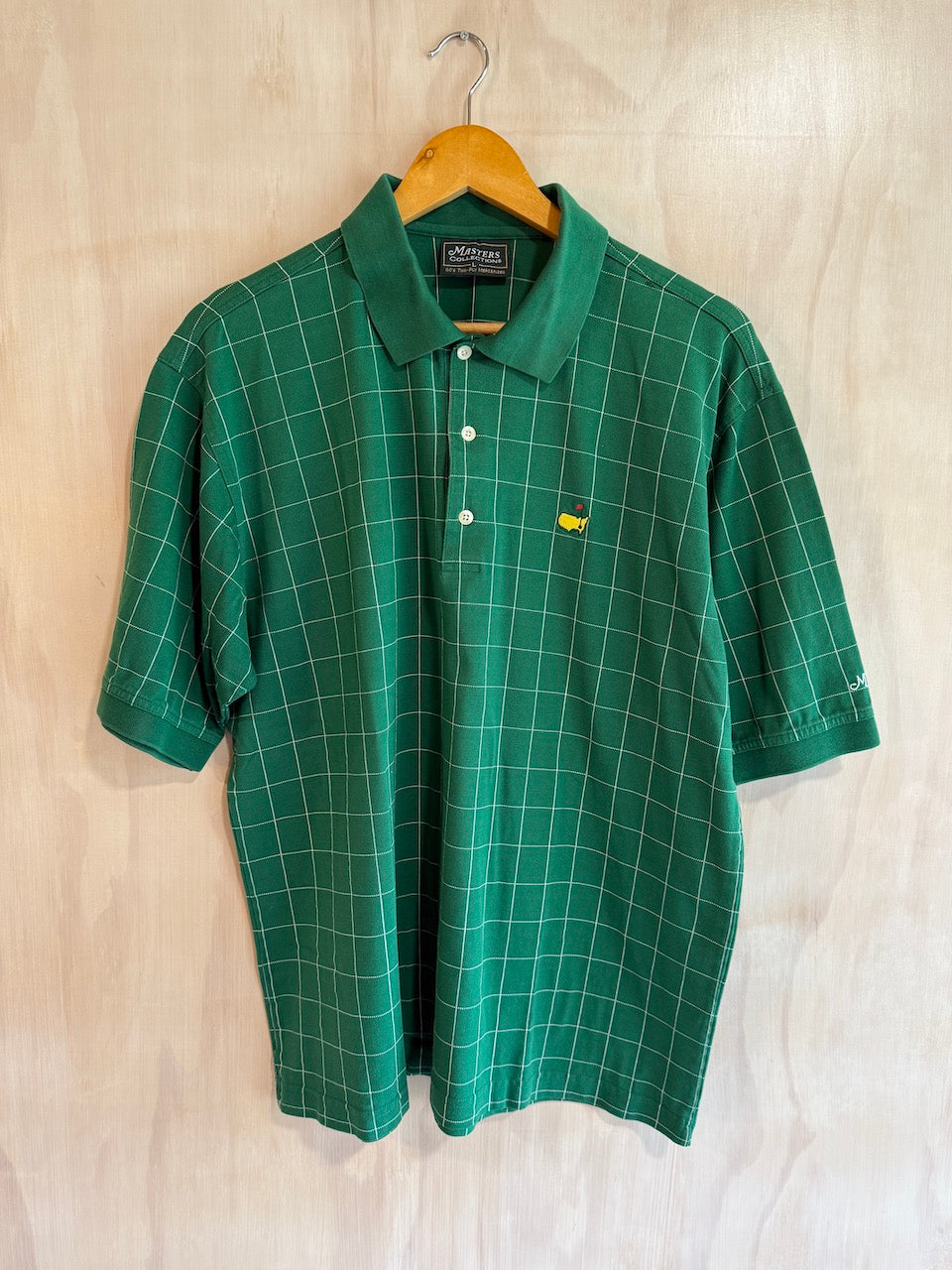 Vintage Masters Plaid Golf Polo (L)