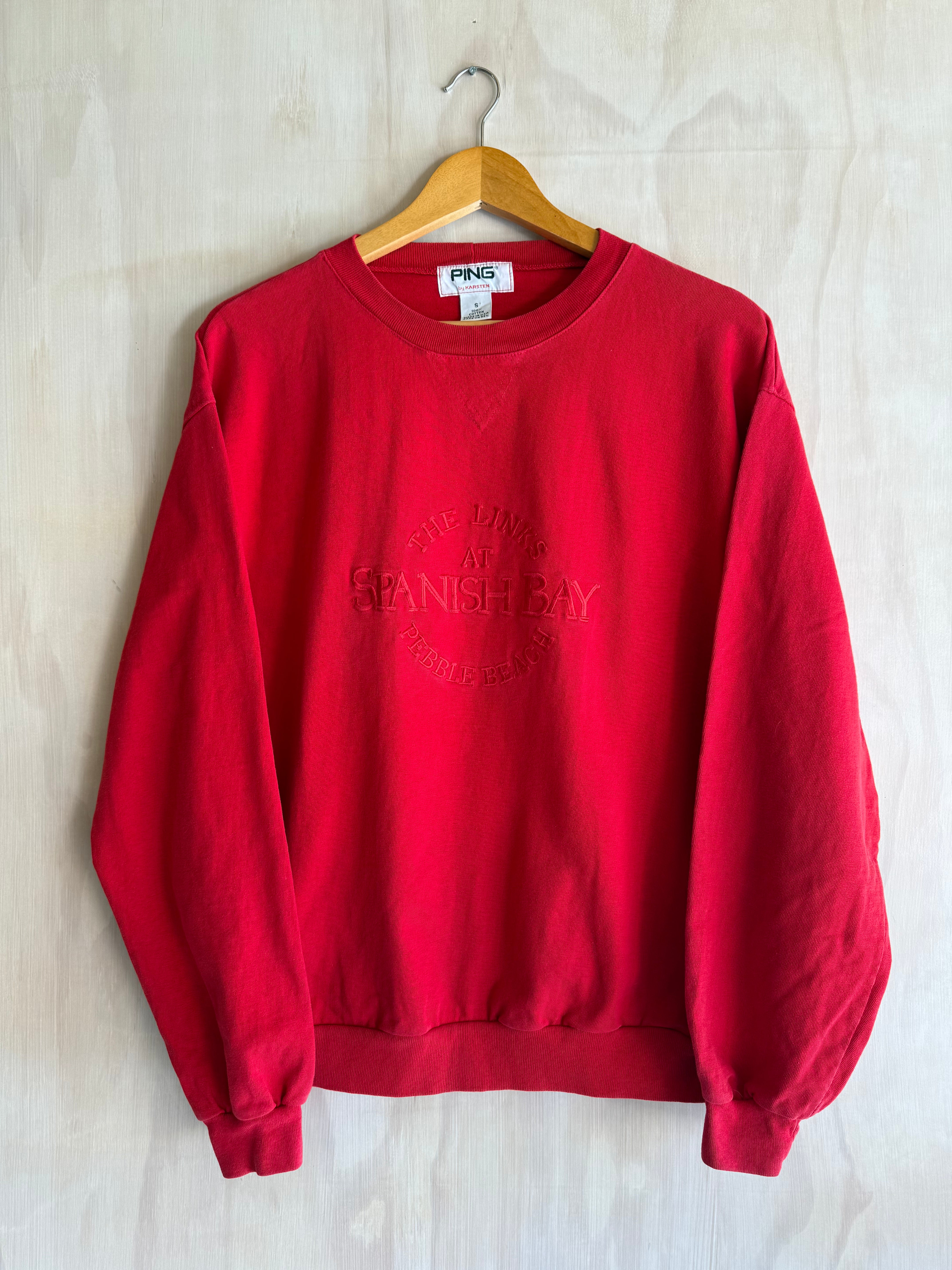 Vintage PING Pebble Beach Spanish Bay Golf Crewneck (Small)