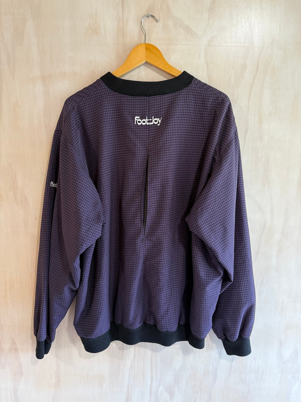 Vintage DryJoys by Foot-Joy Houndstooth Golf Pullover (L)