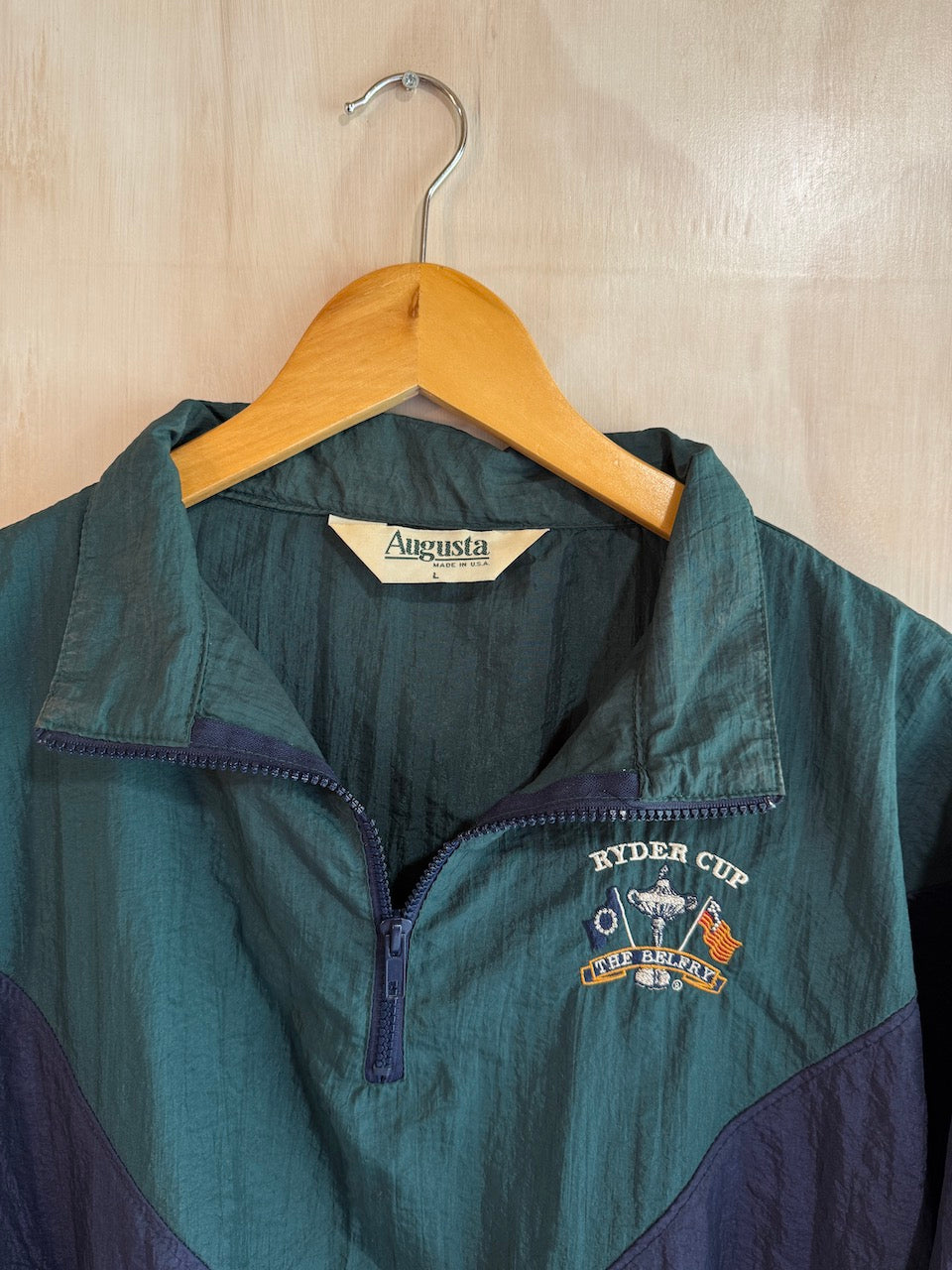 Vintage 1993 Ryder Cup The Belfry Golf Pullover (Broken Zip, L)