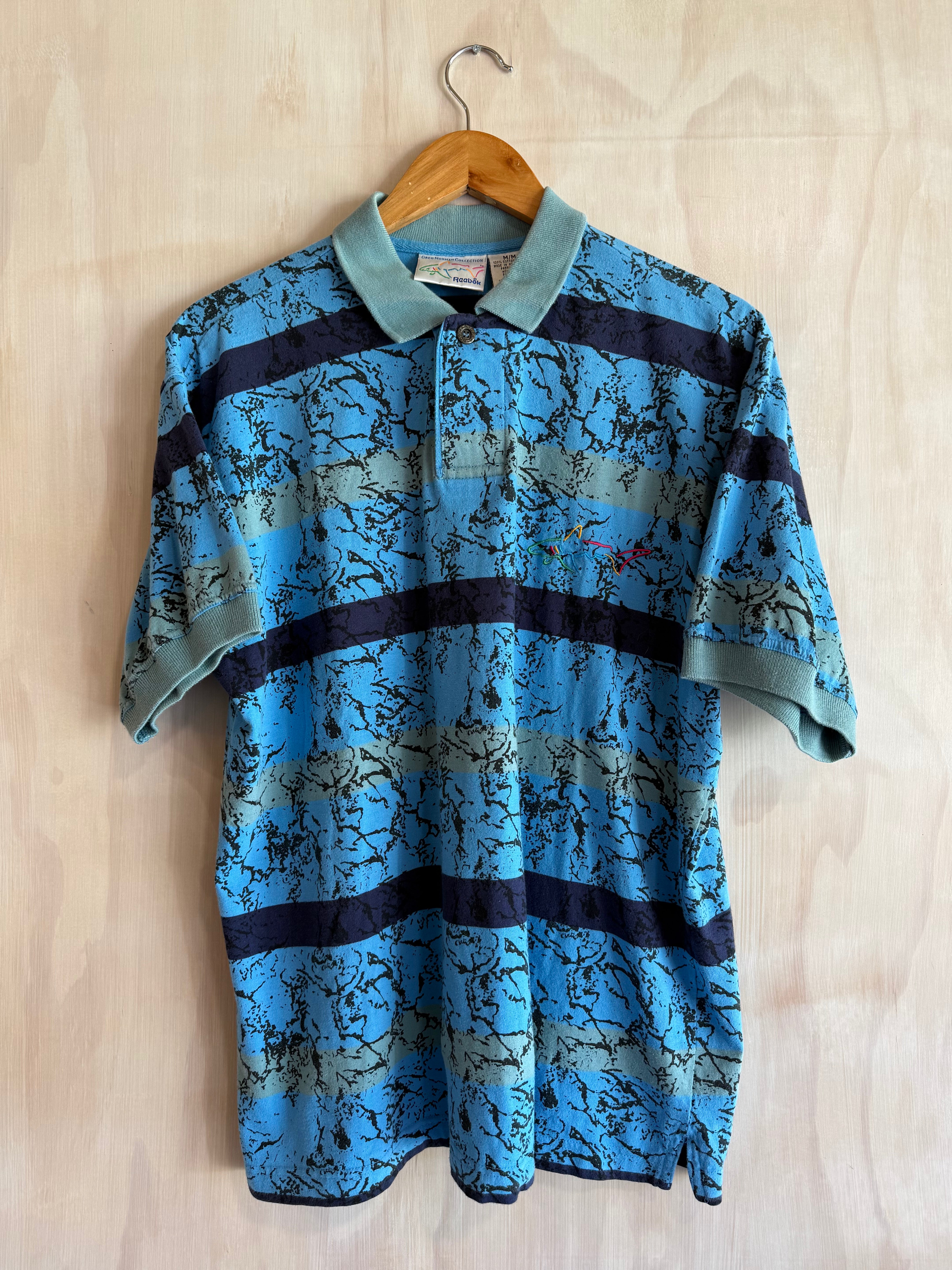 Vintage Abstract Greg Norman Shark Golf Polo (L)