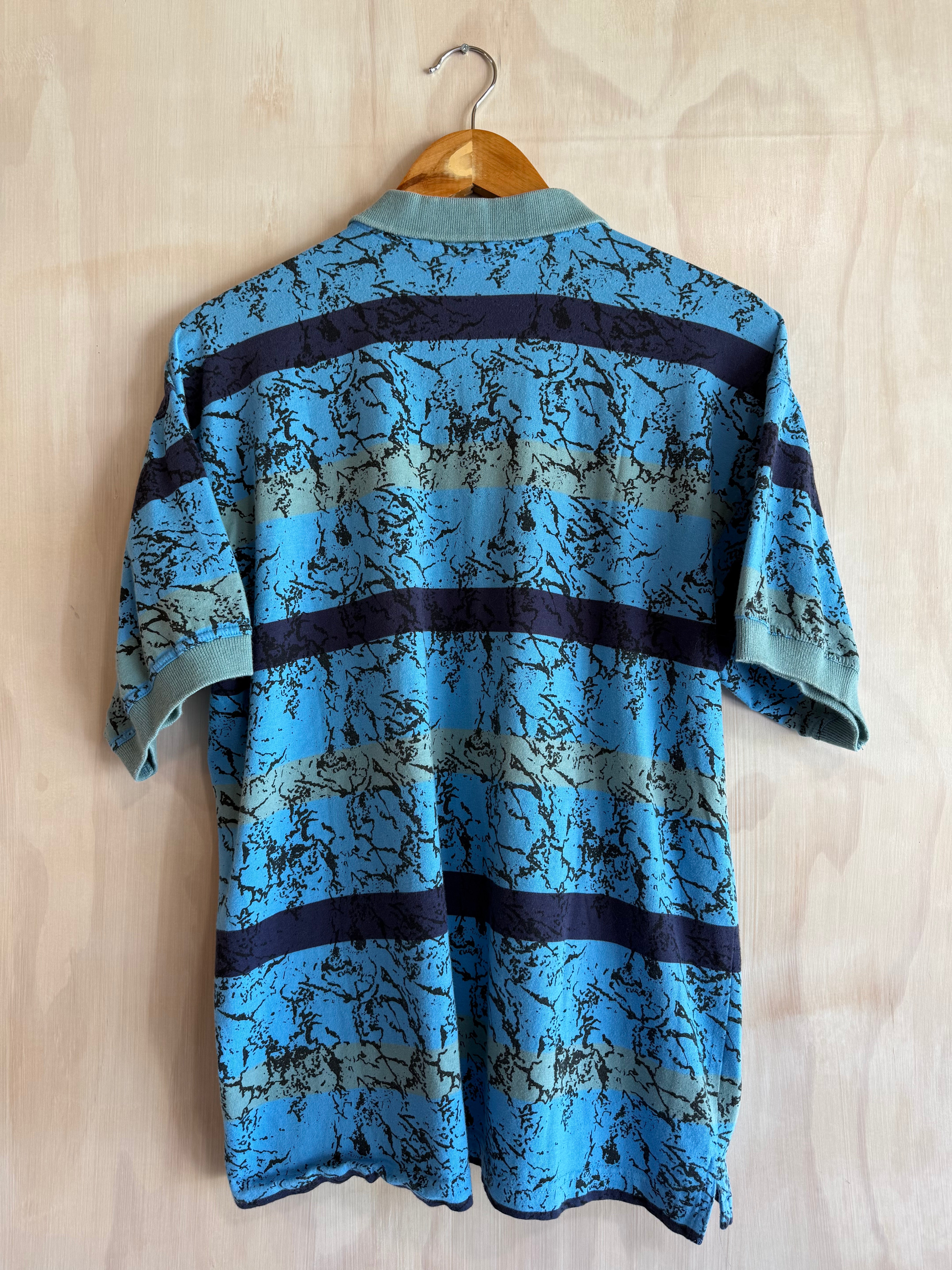 Vintage Abstract Greg Norman Shark Golf Polo (L)