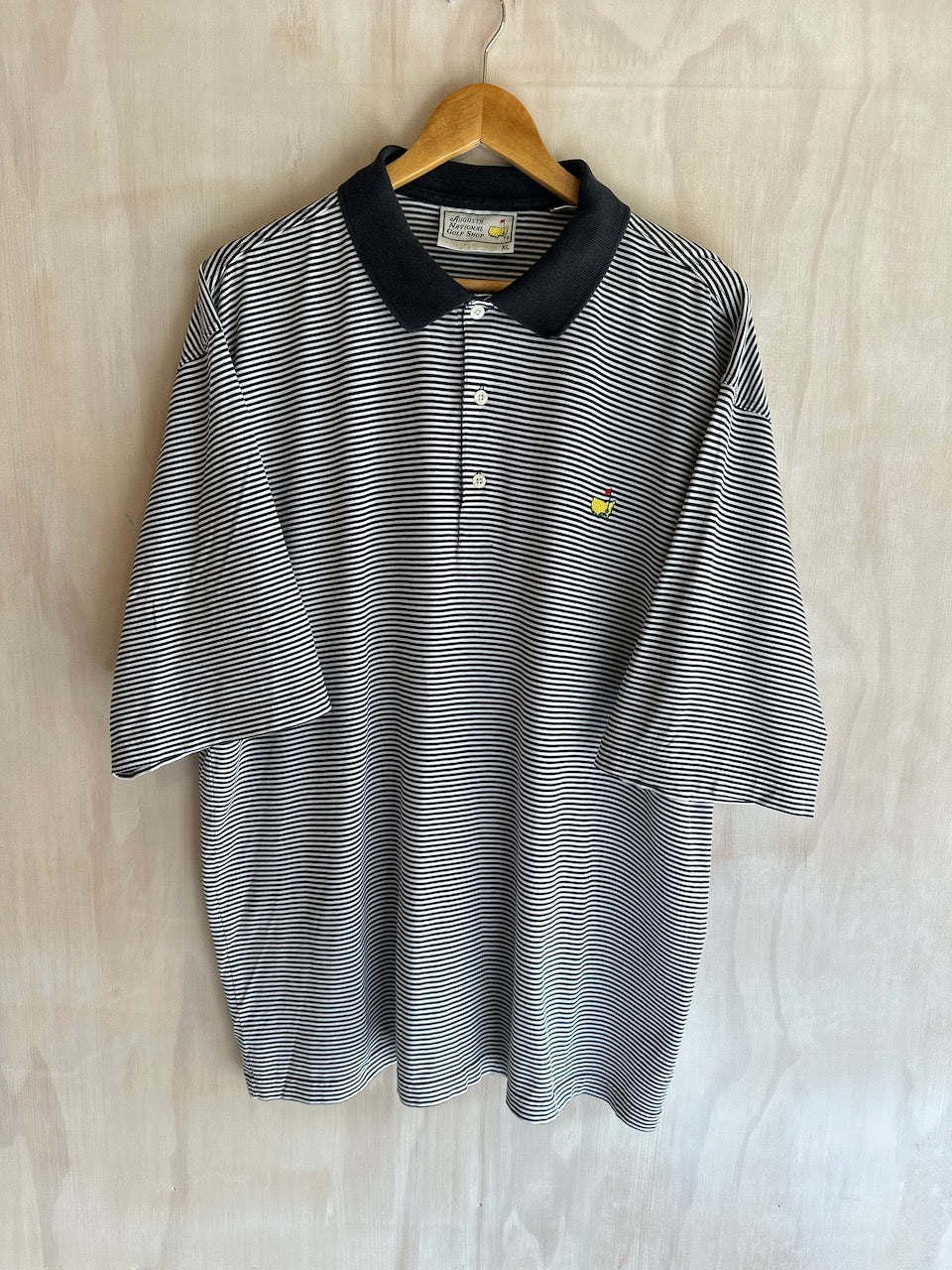Vintage Masters Striped Golf Polo (XXL)