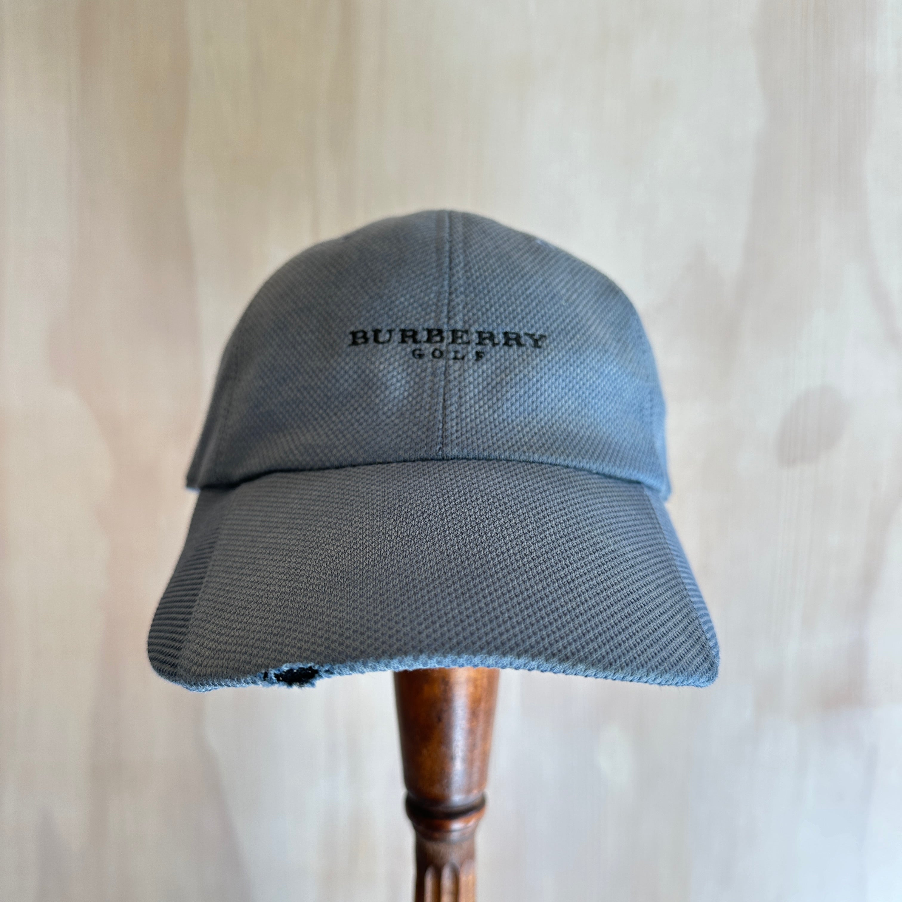 Vintage Burberry Golf Hat Zip Back