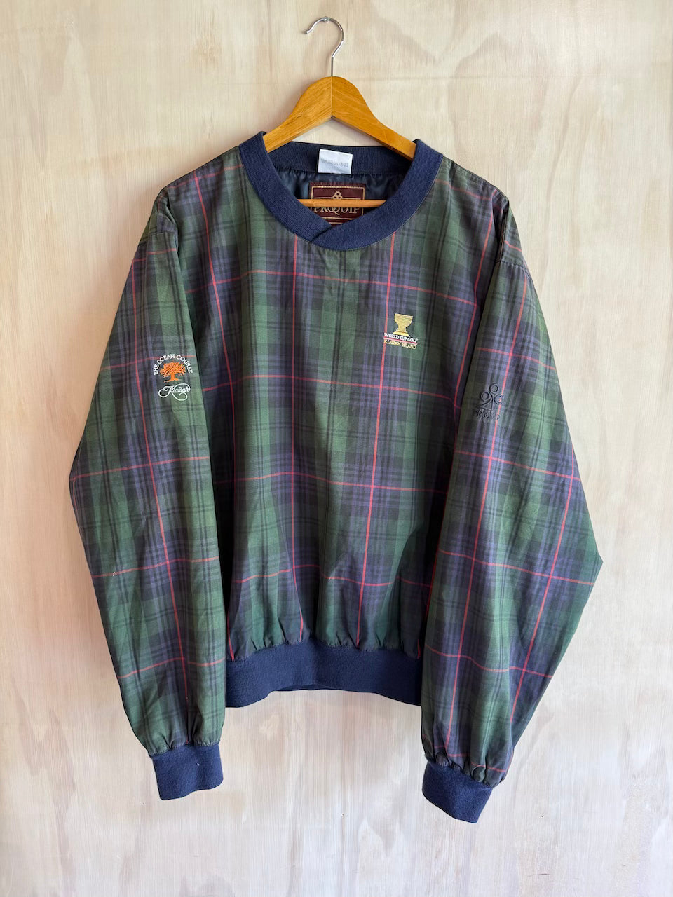 Vintage Kiawah Island World Cup Of Golf Pro Quip Golf Pullover (L/XL)