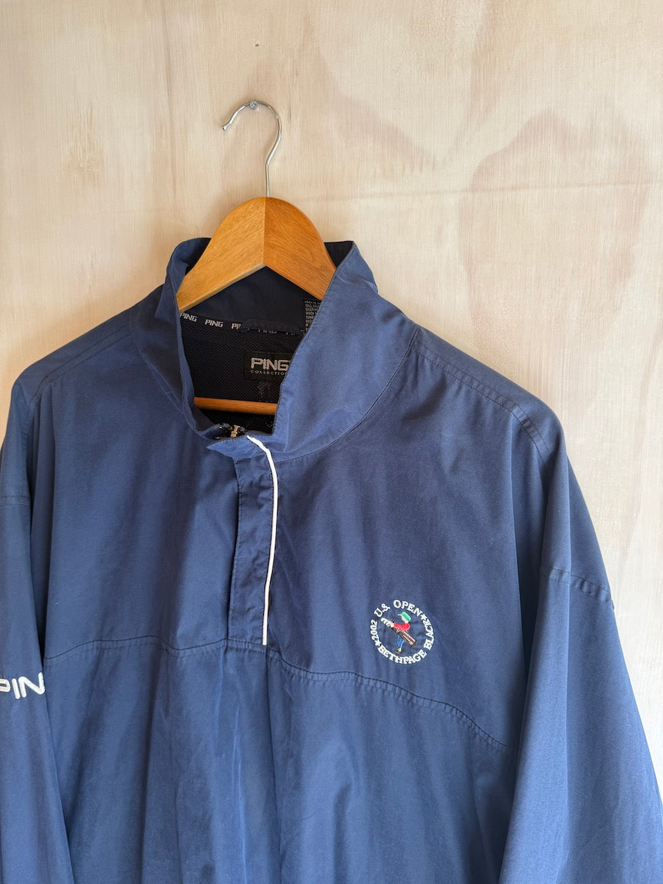 2002 U.S. Open Bethpage Black PING 1/4 Zip Golf Pullover (XL)