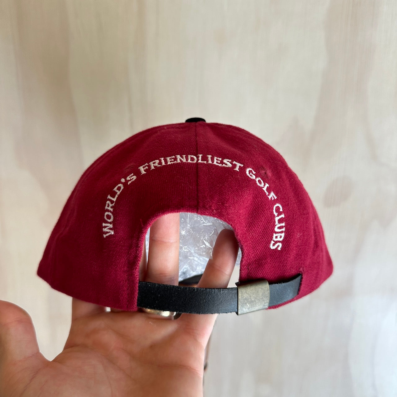 Vintage Callaway Golf Big Bertha Leather Strap Hat