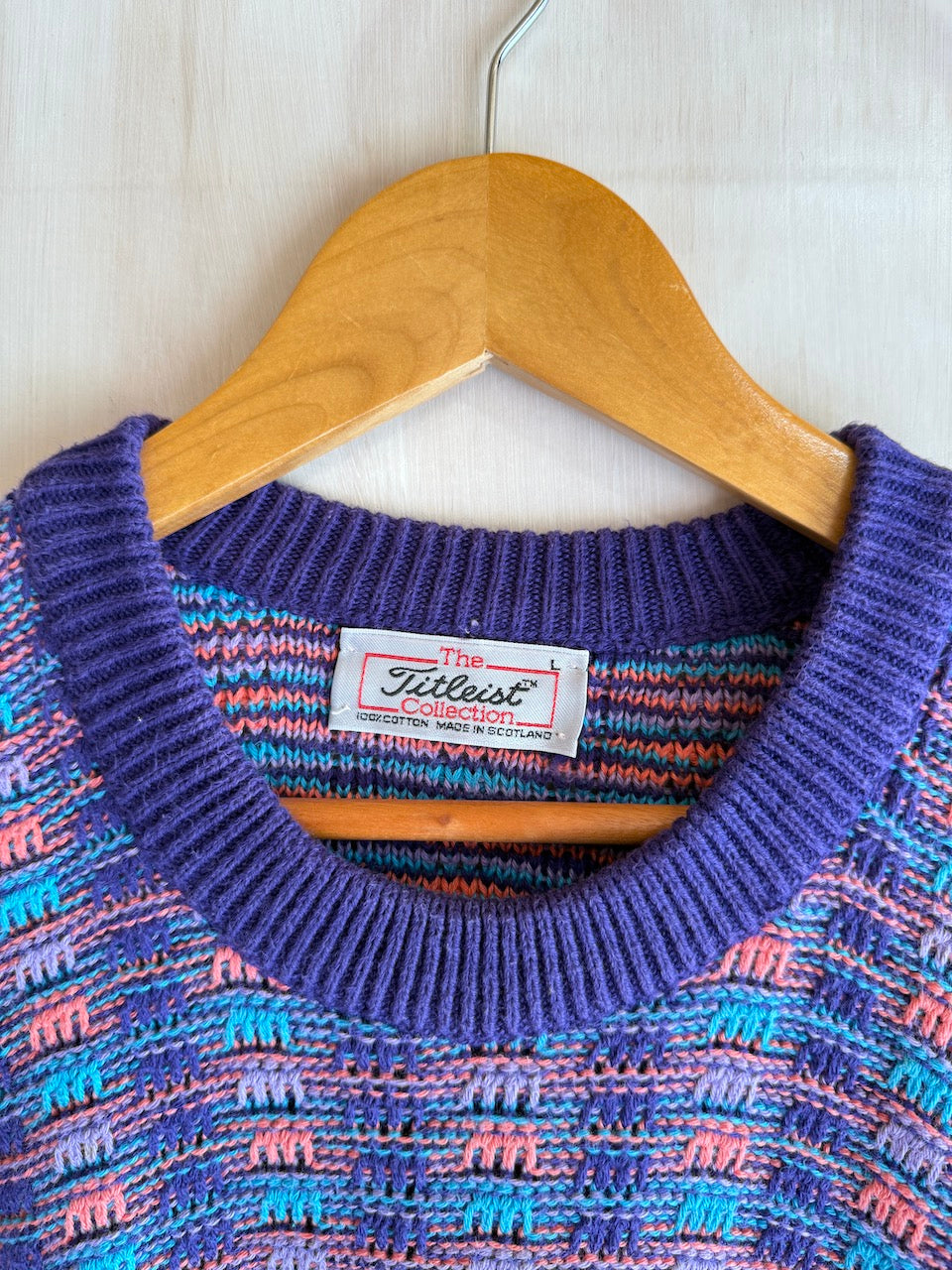 Vintage Titleist Scotland Made Golf Sweater (M/L)