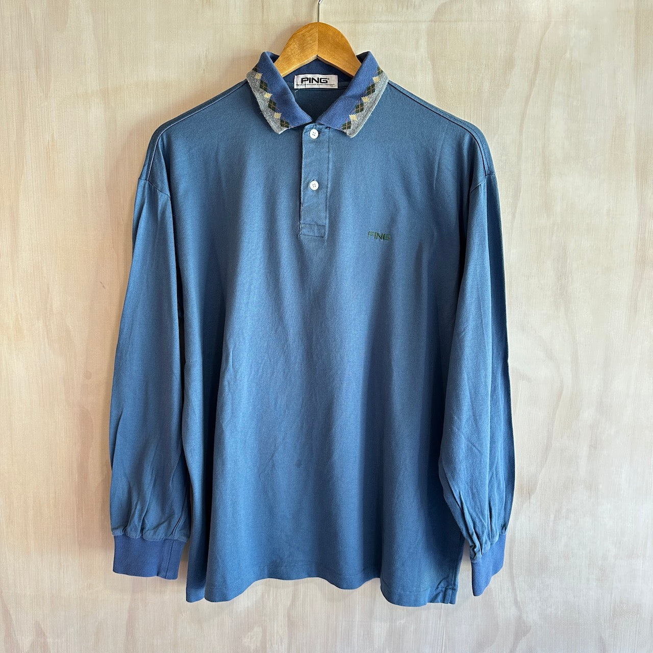 Vintage PING Long Sleeve Golf Polo (Short M/L)
