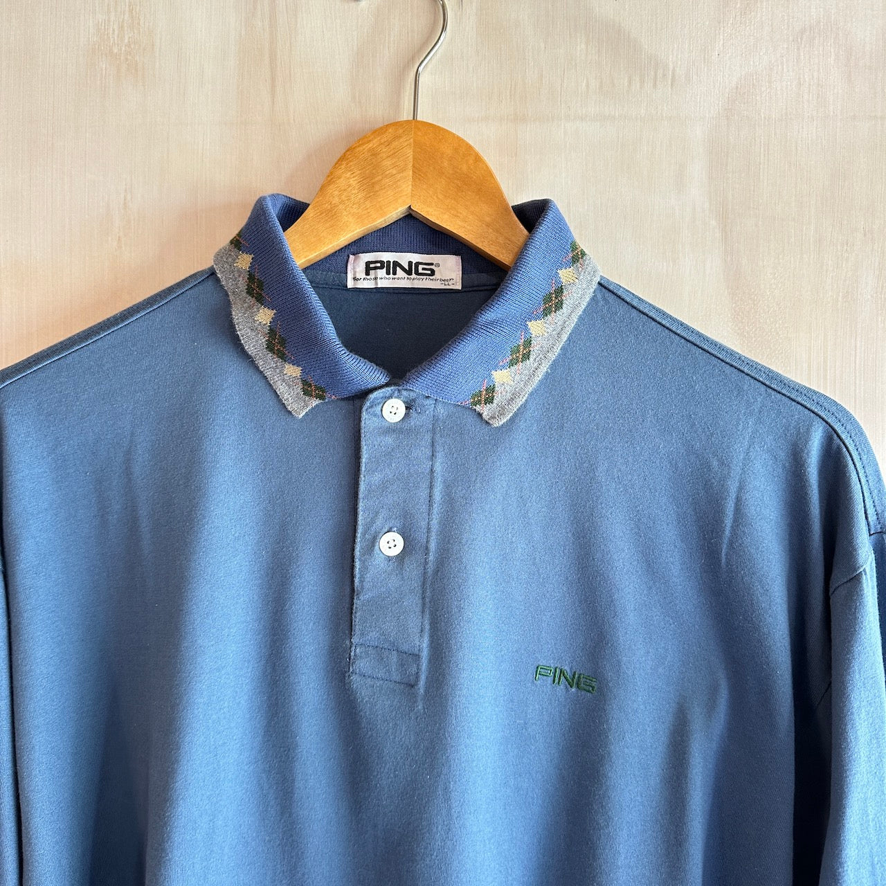 Vintage PING Long Sleeve Golf Polo (Short M/L)