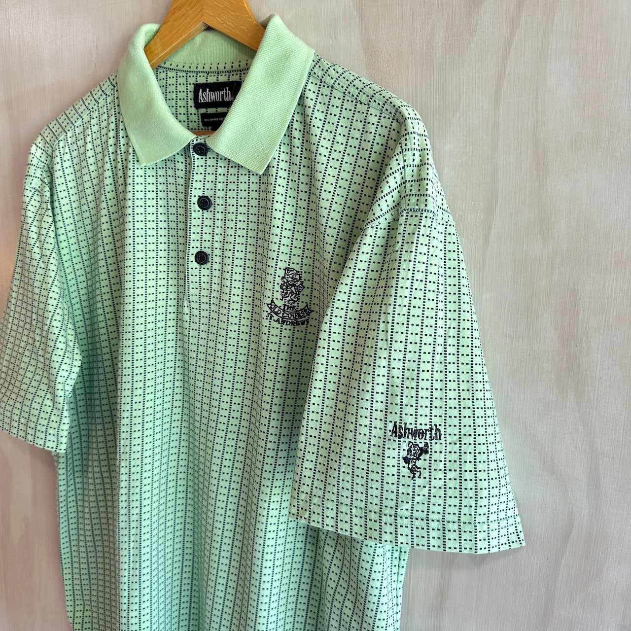 Vintage Ashworth Saint Andrews Golf Polo (XL)