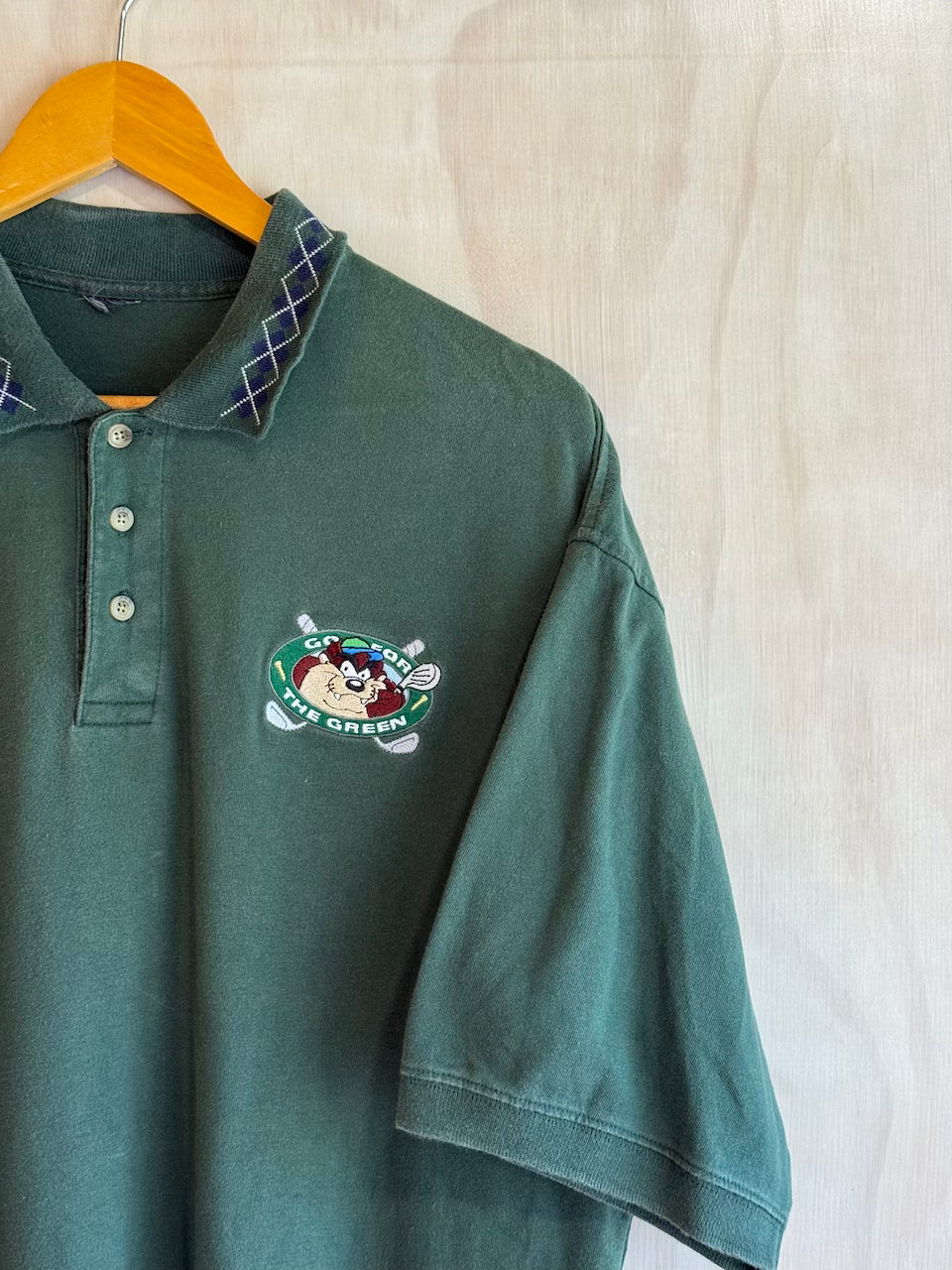 Vintage Taz (Go for the Green) Golf Polo (L)