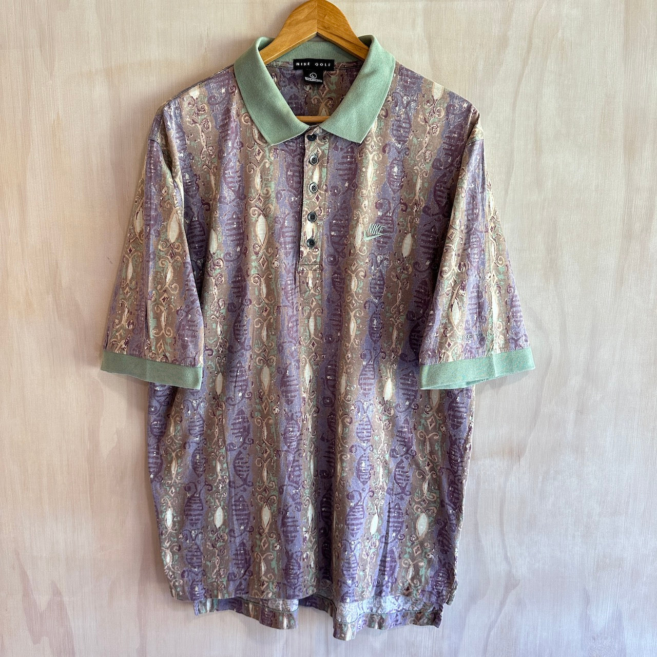 Vintage Abstract Nike Tour Golf Polo (XL)